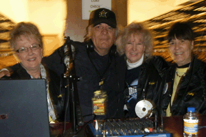 Jimmy Jay with Fans "The 60's Chicks"