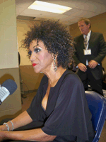 Ruth Pointer of The Pointer Sisters is interviewed by Jimmy Jay