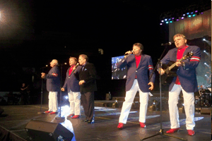 Jay & The Americans on Stage at Vocal Group Hall of Fame inductions