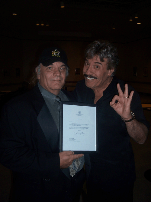 Jimmy Presenting Tony with Dick Cheney Letter